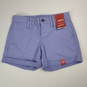 NWT Arizona Jeans Shortie Shorts Lavender Quartz
